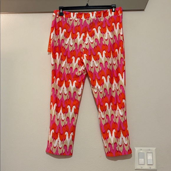 Jude Connally Lucia Pants in Paradise Ikat Peony SZ L NWT - Picture 4 of 6